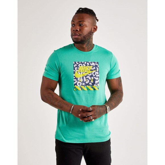 Nike Air Men's T-Shirt Green/Yellow Size S, M, L, XL, XXL - Picture 1 of 3